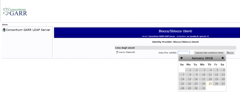 Lock User with a date