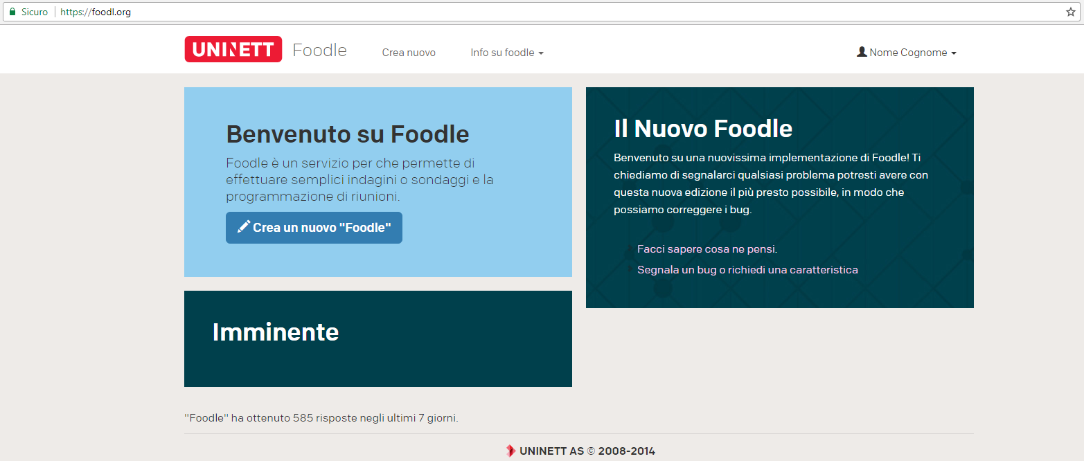 Foodle service page